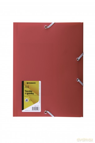 Teczka z gumką A4 PP-101 Penmate różowa