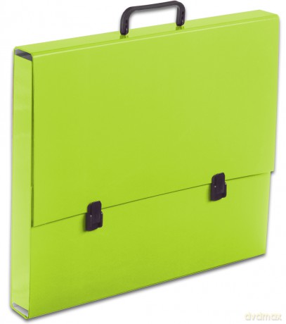 Teczka z rączką A3 5 cm Penmate jasnozielona
