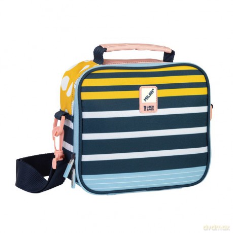 Torba termiczna Milan Swims granatowa z 3 pojemnikami na lunch 3,5L