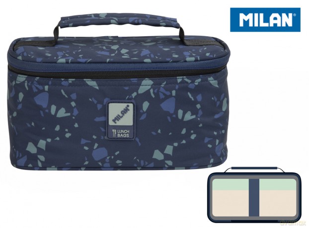 Torba termiczna Milan Terrazzo blue 0,75L
