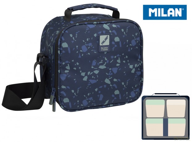 Torba termiczna Milan Terrazzo blue 1,4L