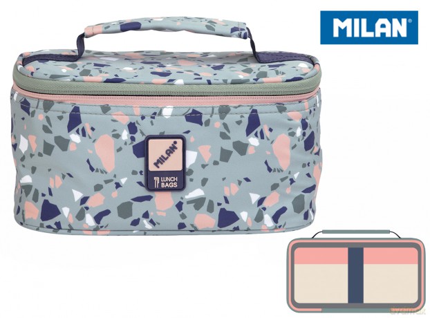 Torba termiczna Milan Terrazzo Green 0,75L