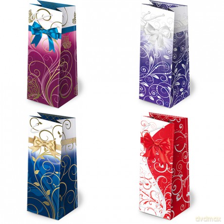 Torebki ozdobne AL2-34 Kokardy elegancka 10 sztuk