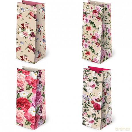 Torebki ozdobne AL2-79 KRAFT Romantic roses