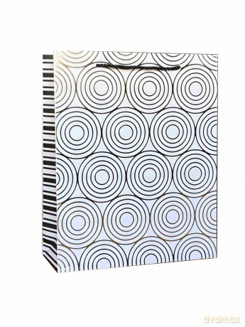 Torebki ozdobne wzory geometryczne JP958B 12 sztuk