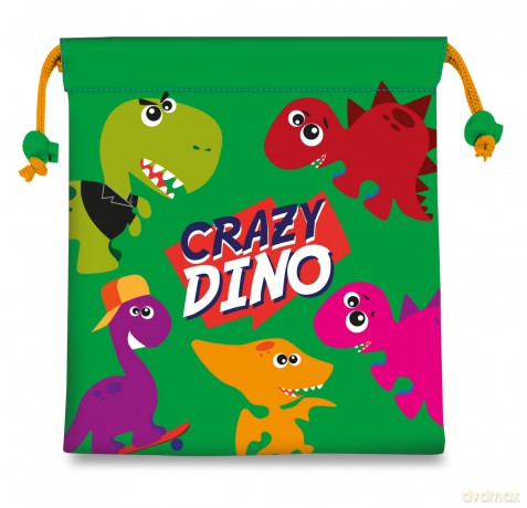 Worek na żywność Crazy Dino 22cm KL10696