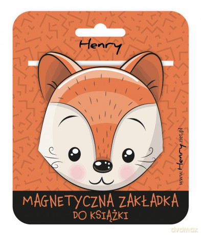 Zakładka magnetyczna Lisek