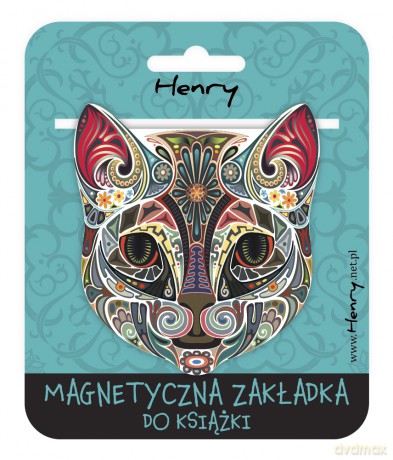 Zakładka magnetyczna mandala Kot