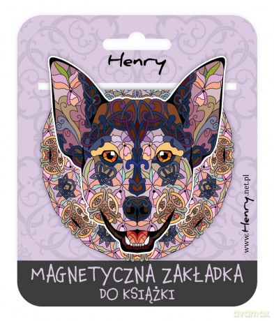 Zakładka magnetyczna mandala Pies