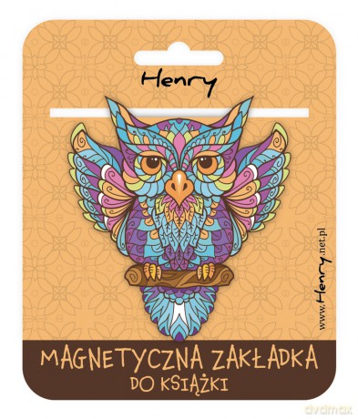 Zakładka magnetyczna mandala Sowa