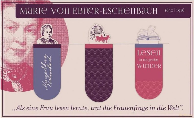 Zakładki magnetyczne Marie von EbnerEschenbach