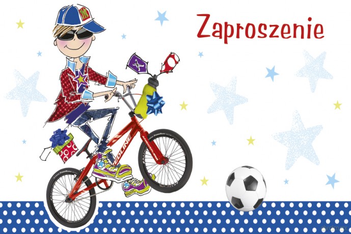 Zaproszenie dziecięce Pol Mak z dzie 46233