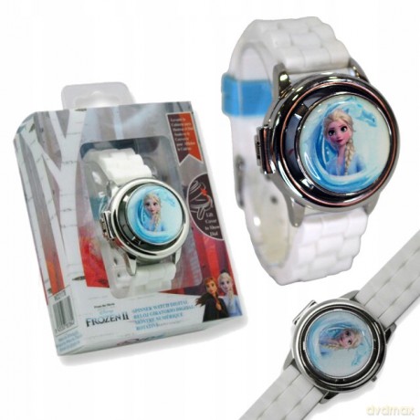Zegarek cyfrowy ze spinerem Frozen w metalowej obudowie WD21178