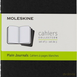 Zestaw 3 zeszytów Moleskine Cahier Journals P (9x14cm) gładki