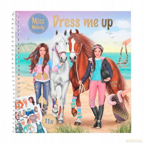 Zestaw Dress Me Up Miss Melody TOP Model z naklejkami 12287A