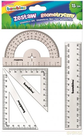 Zestaw geometryczny BAMBINO 4 elementy 15 cm