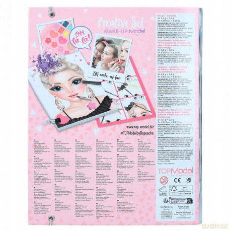 Zestaw kreatywny Make Up Top Model z zestawem makijażu 12082A