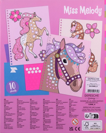 Zestaw Miss Melody Sticker Your Picture 12068A