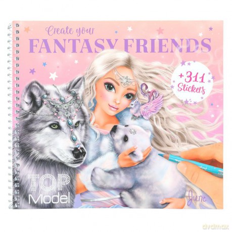 Zestaw z naklejkami Fantasy Friend Top Model 12072A