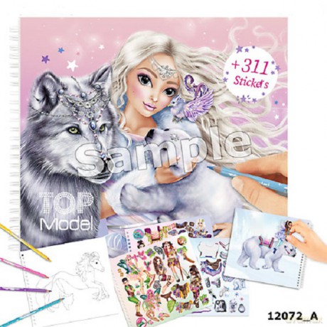 Zestaw z naklejkami Fantasy Friend Top Model 12072A