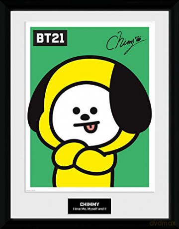 BT21 Chimmy Framed Print 30cm x 40cm