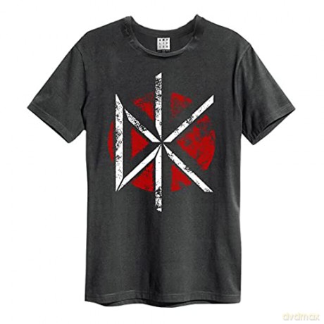 Dead Kennedys Logo Amplified Vintage Charcoal Small T Shirt