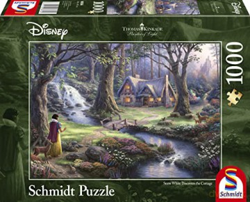 Disney Snow White 1000Pc (Thomas Kinkade) [PUZZLE]