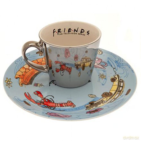 Friends Pattern Mirror Kubek i talerz