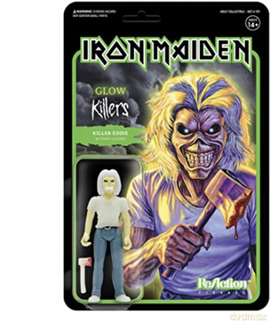 Iron Maiden Reaction Figure Wave 1 - Killer Eddie (Glow)