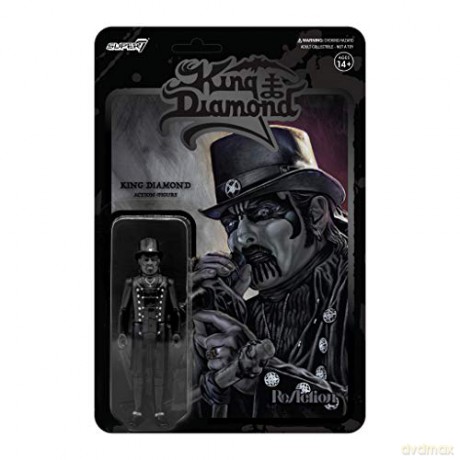 King Diamond Reaction Figure - Top Hat (Midnight Black Metal)