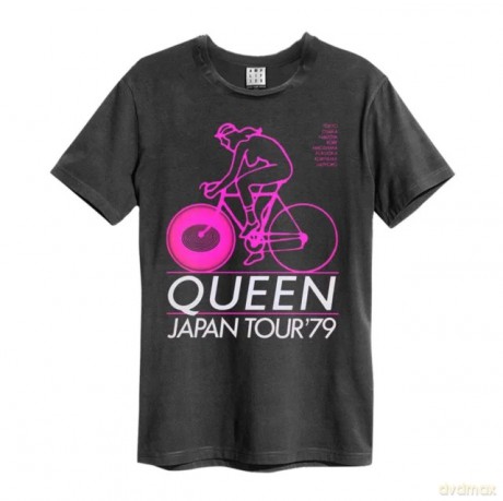 Queen Japan Tour 79 Amplified Vintage Charcoal Xx Large T Shirt