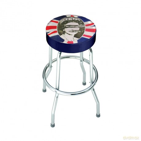 Sex Pistols God Save The Queen Bar Stool