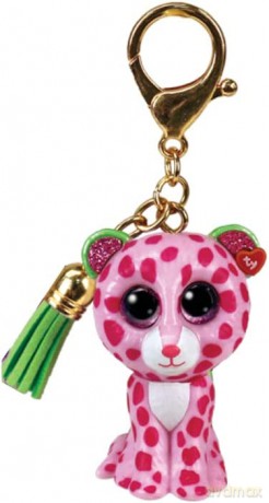 TY BEANIE BOOS Mini Boos Brelok GLAMOUR różówy leopard 25053
