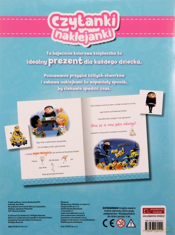 Czytanki naklejanki Na ratunek Gru Minionki [KSIĄŻKA]