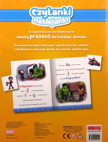 Czytanki naklejanki Przygoda na budowie Marvel Spidey Super-kumple [KSIĄŻKA]
