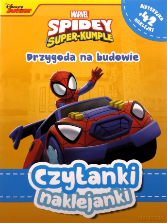 Czytanki naklejanki Przygoda na budowie Marvel Spidey Super-kumple [KSIĄŻKA]