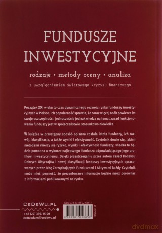 Fundusze inwestycyjne - Dawid Dawidowicz [KSIĄŻKA]