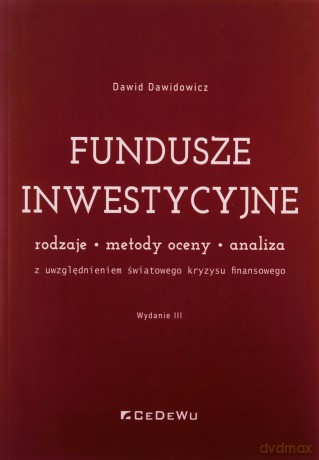 Fundusze inwestycyjne - Dawid Dawidowicz [KSIĄŻKA]