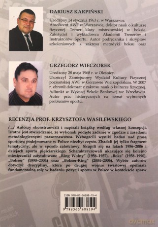 Historia prasy o sporcie bokserskim w Polsce w latach 1956-2006 - Dariusz Karpiński, Grzegorz Wieczorek [KSIĄŻKA]