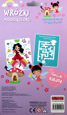 Wróżki Magia koloru Kolorowanki wodne i magiczny pisak [KSIĄŻKA]