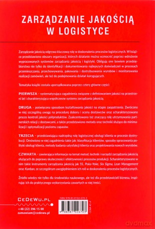 Zarządzanie jakością w logistyce - Zimon Dominik [KSIĄŻKA]