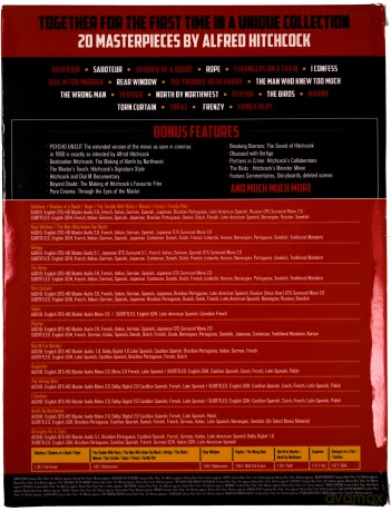 Alfred Hitchcock Masterpiece Collection [20xBlu-Ray]