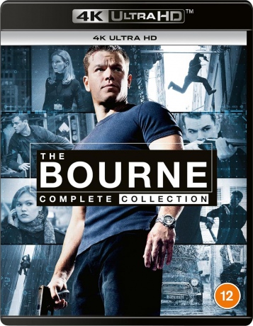 Bourne Collection: Tożsamość Bourne'a / Krucjata Bourne'a / Ultimatum Bourne'a / Dziedzictwo Bourne'a / Jason Bourne [5xBlu-Ray 4K]+[Blu-Ray]