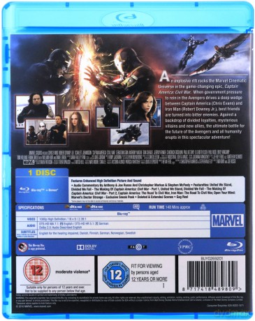 Captain America: Civil War [Blu-Ray]