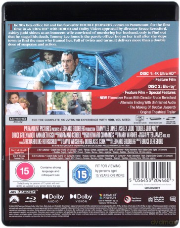 Double Jeopardy [Blu-Ray 4K]+[Blu-Ray]