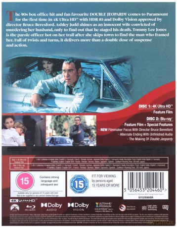 Double Jeopardy [Blu-Ray 4K]+[Blu-Ray]