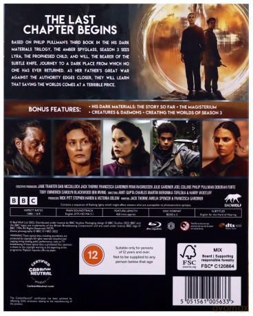 His Dark Materials Season 3 [Blu-Ray]