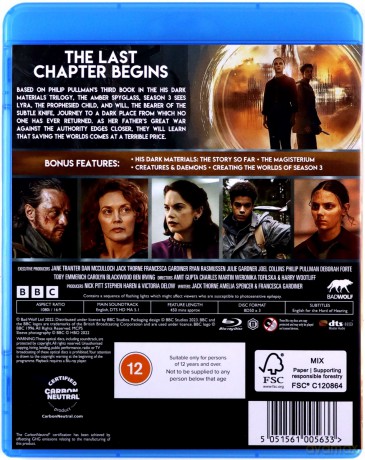 His Dark Materials Season 3 [Blu-Ray]