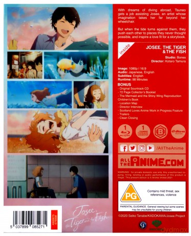 Josee The Tiger And The Fish [Blu-Ray]