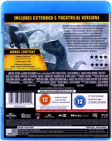 Jurassic World Dominion [Blu-Ray]